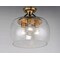 Maxim Lighting Goblet 3-Light 13.5" Wide Brnz / Antique Brass Semi-Flush Mount Light 26130CLBZAB - alternate 2